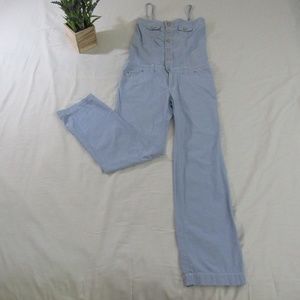 NET Ladies Sleeveless Denim Jumpsuit